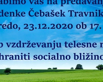 Kako ob vzdrževanju telesne razdalje ohraniti socialno bližino?